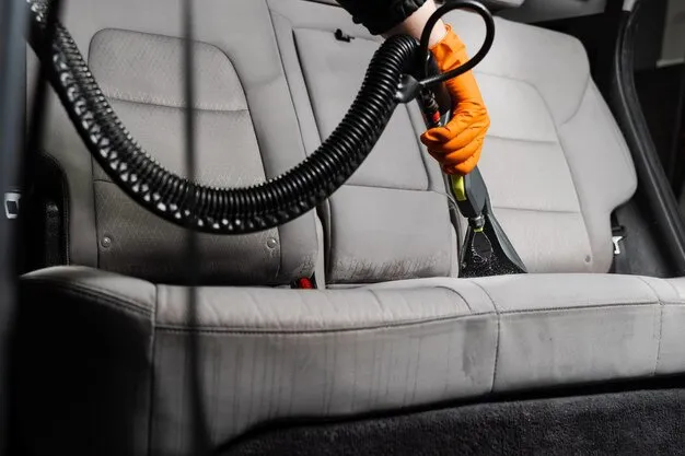 Higienização de estofados automotivos